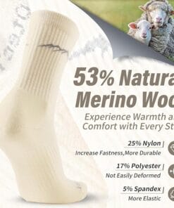 Merino Wool Socks for women beige