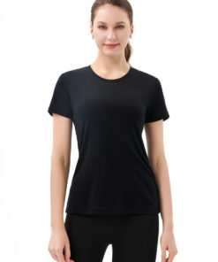 Merino Protect Merino Wool T-Shirt Women Black (150gsm/19.5mic) - MT26